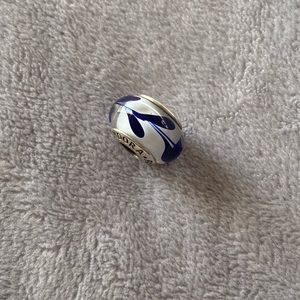 Pandora Murano glass blue and clear